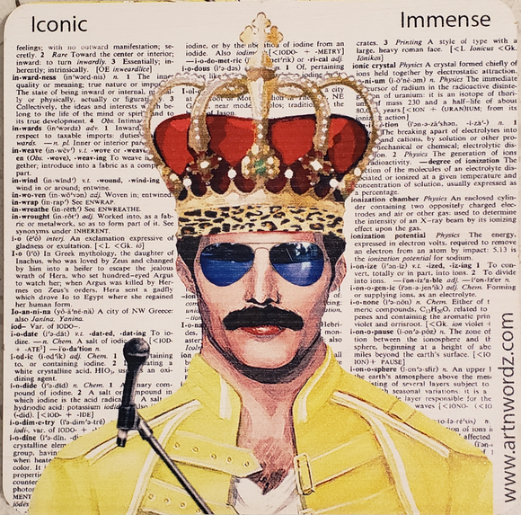 Freddie Mercury Coaster - ArtnWordz