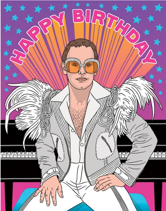 Elton John Birthday Card – My Favorite - Taking a break from online ...