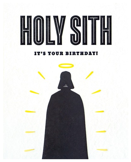 Holy Sith - Birthday Card