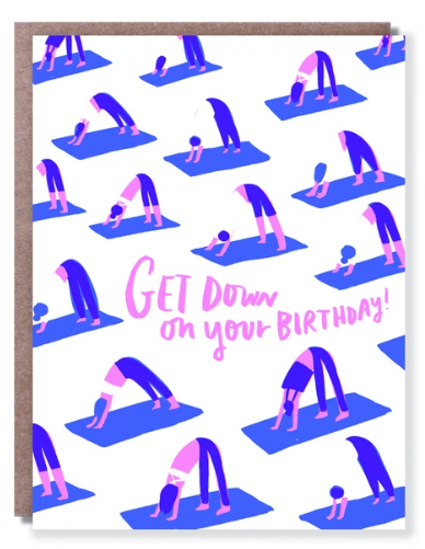 Yoga Birthday - Birthday Card