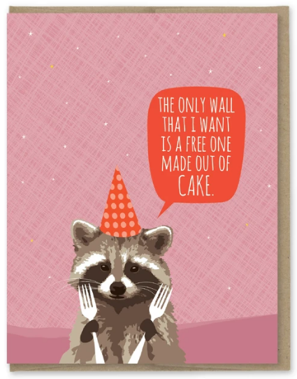 Wall of Cake - Birthday Card