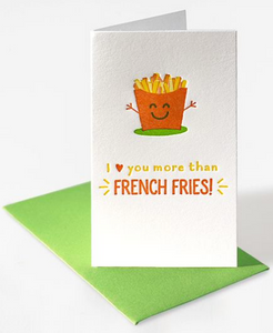 Mini Notecard - French Fries