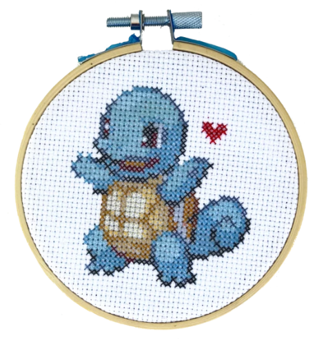 Squirtle Cross Stitch Kit