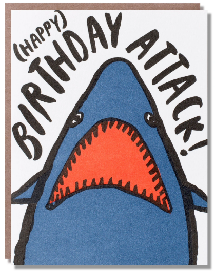Shark Attack! - Birthday Card