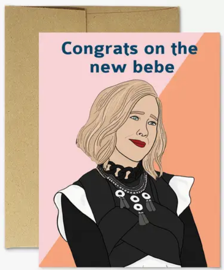 Moira Rose Bebe - New Baby Card