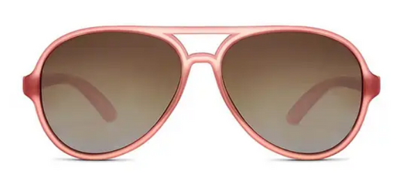 Hipster Kids Sunglasses Aviators Gold Collection - Rosé