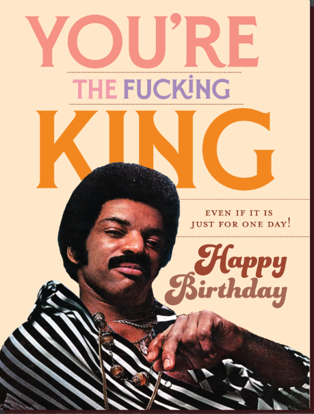 King - Birthday Card