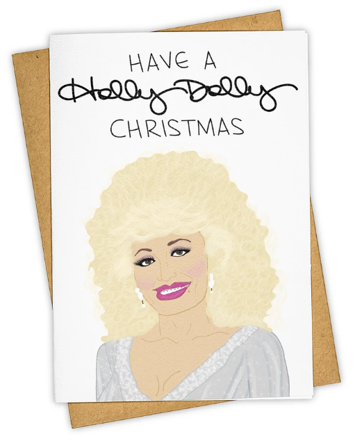 Hollyday Dolly Holiday Card