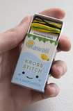 Matchbox Mini Cross Stitch Lemon