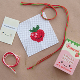 Matchbox Mini Cross Stitch Strawberry