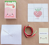 Matchbox Mini Cross Stitch Strawberry