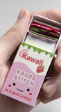 Matchbox Mini Cross Stitch Strawberry