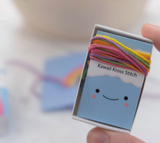 Matchbox Mini Cross Stitch Rainbow Cloud
