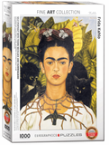 Thorn Necklace and Hummingbird Frida Puzzle 1000pc