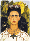 Thorn Necklace and Hummingbird Frida Puzzle 1000pc