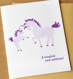 Magical Addition Unicorn - Baby Card
