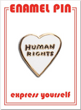 Human Rights Heart Pin