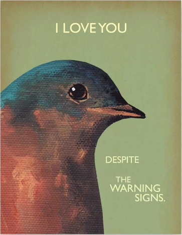 Warning Signs - Love Card