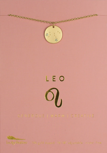 Zodiac Leo Necklace - Lucky Feather