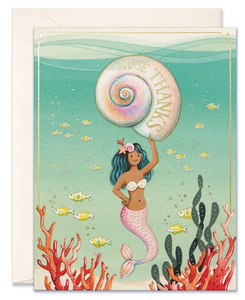 Mermaid - Thank you card