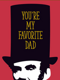 Honest Abe - Father's Day Card