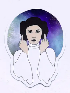 Princess Leia Giving the Finger