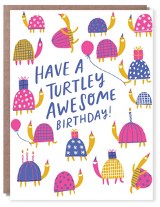 Turtley Awesome - Birthday Card