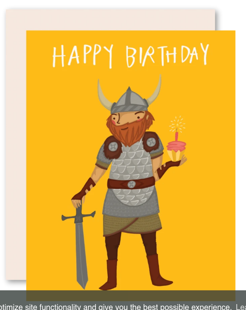 Viking Happy Birthday