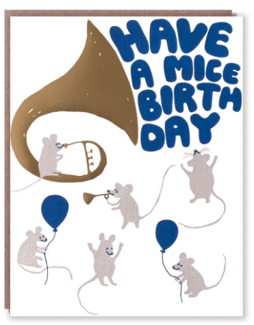 Mice Birthday - Birthday Card