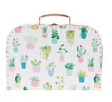 Pastel Cactus Mini Suitcases - 3 sizes