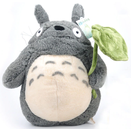 Totoro with Lotus Leaf Plush Large