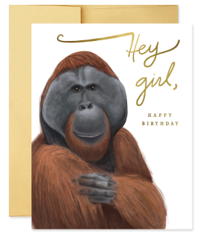 Hey Girl, Happy Birthday - Birthday Card