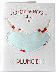 The Plunge! - Engagement/Wedding Card