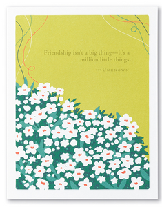 Million Little Things - Friendship/Thank You Card