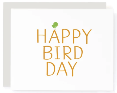 Happy Bird-day - Birthday Card