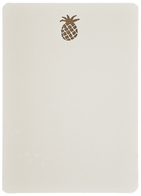 Pineapple - Folio Boxed Notecard Tails