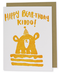 Happy Bear-thday - Birthday Card