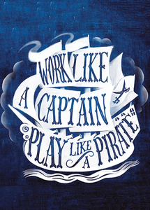 Work Like a Captain - Father's Day Card