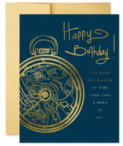 Pocket Watch - Birthday Card