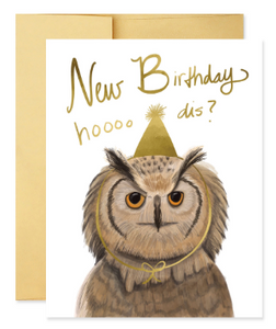 Hoooo Dis? - Birthday Card