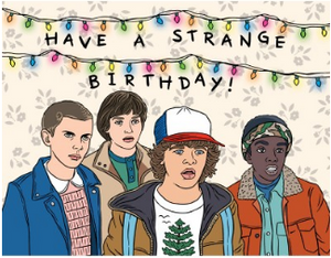 Stranger Things Birthday - Birthday Card