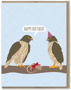 Hawks - Birthday Card
