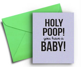 Holy Poop! - New Baby Card