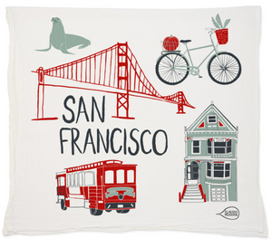 San Francisco Tea Towel