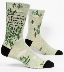 F'ing Love It Out Here Mens Crew Socks