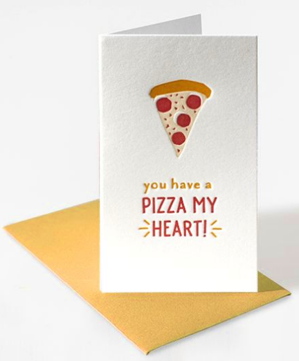 Mini Notecard - Pizza My Heart