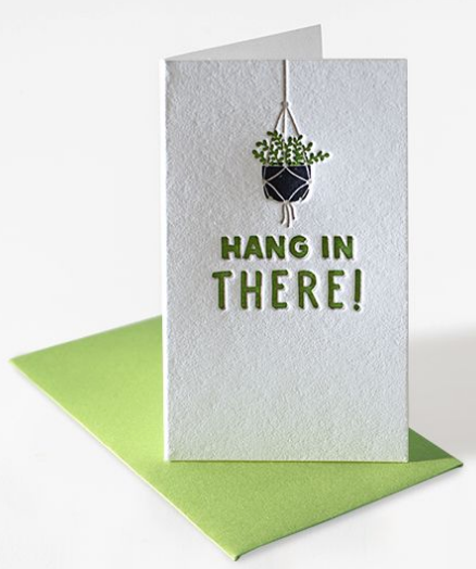 Mini Notecard - Hang in There!