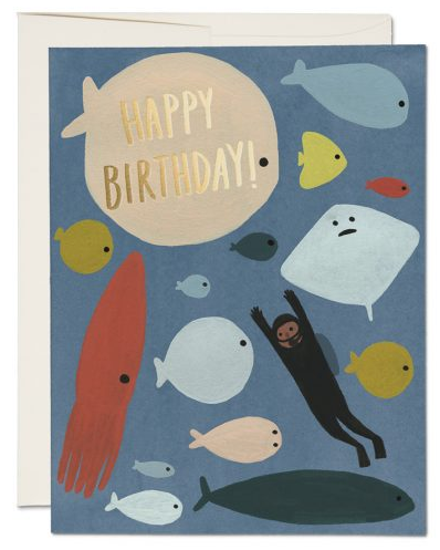 Scuba - Birthday Card