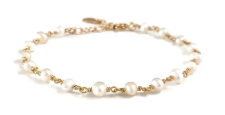 Pearl Gemstone Bracelet - S for Sparkle