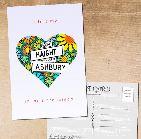Haight Ashbury Postcard